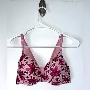 Floral Pink Women's Bra